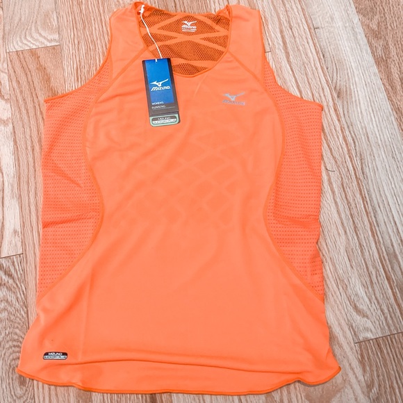 Mizuno Tops - Mizuno Orange Women’s Running Tank Top Size Small